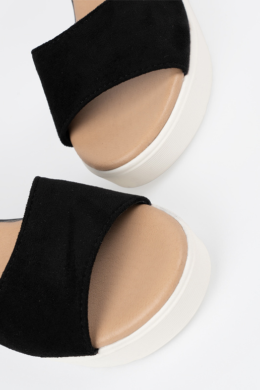 melnas krāsas kurpes sieviešu na...