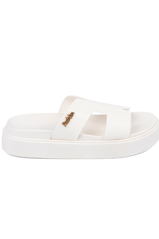 Čības sieviešu balta krāsa ar platformu Čības sieviešu balta krāsa ar platformu