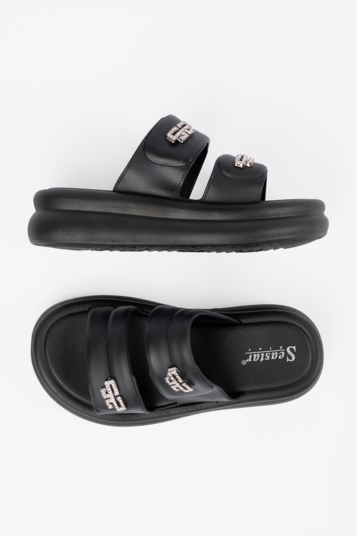 melnas krāsas čības sieviešu ar... melnas krāsas čības sieviešu ar...