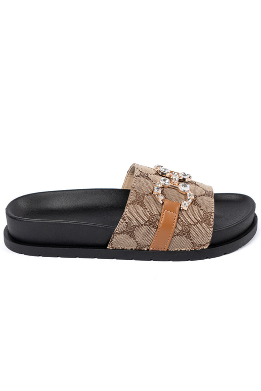 Melns-brūnas krāsas čības ze zdobieniem Melns-brūnas krāsas čības ze zdobieniem