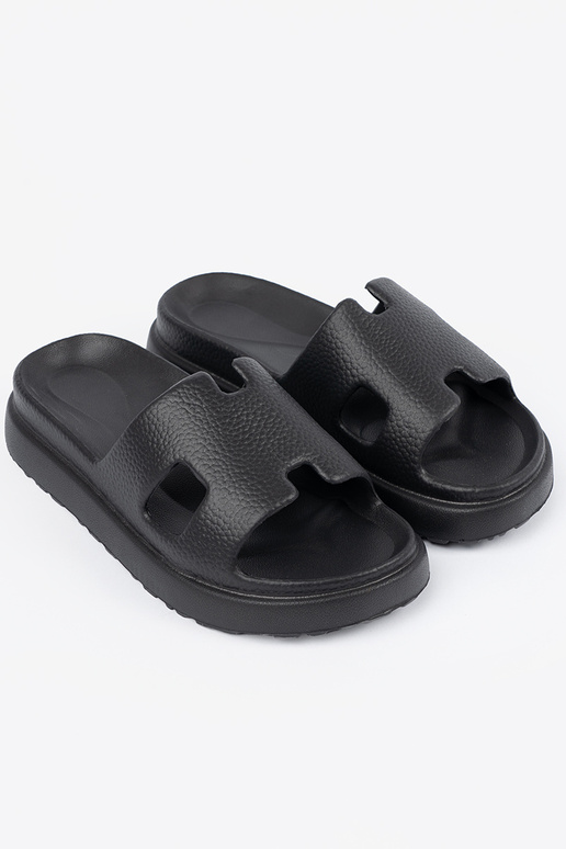 Čības sieviešu ar platformu Melnas... Čības sieviešu ar platformu Melnas...