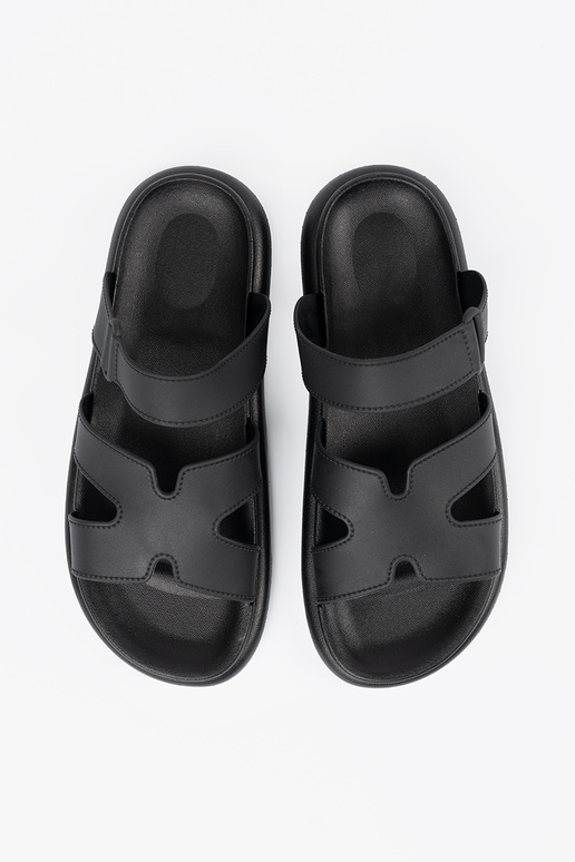 melnas krāsas čības sieviešu uz...