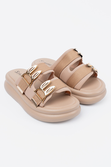 Smilšu krāsas čības ar... 2