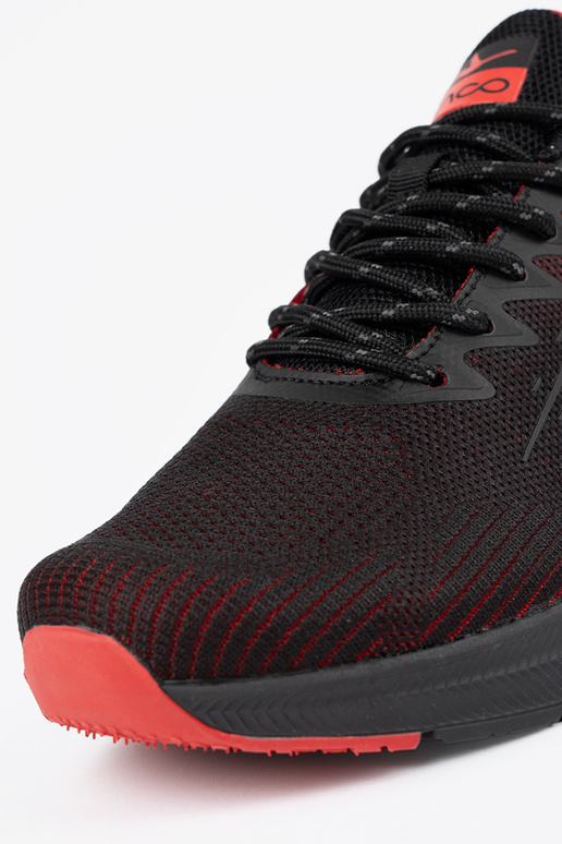 Melns-sarkans sieviešu apavi do biegania