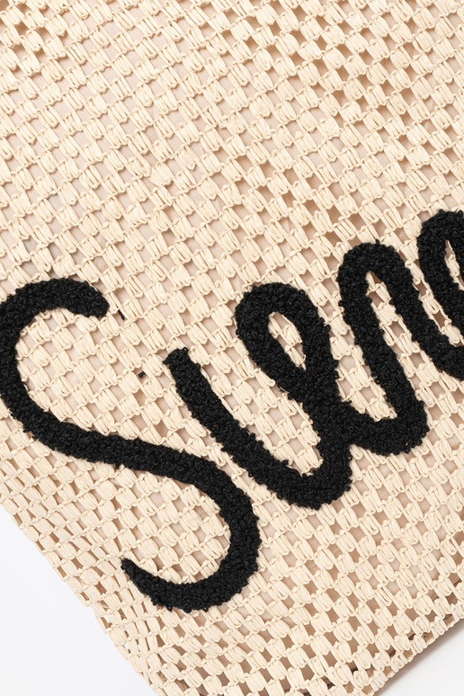 Spilgti smilšu krāsas pludmales soma