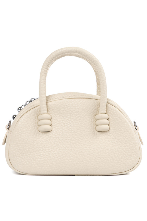 Spilgti smilšu krāsas maks ar siksniņām