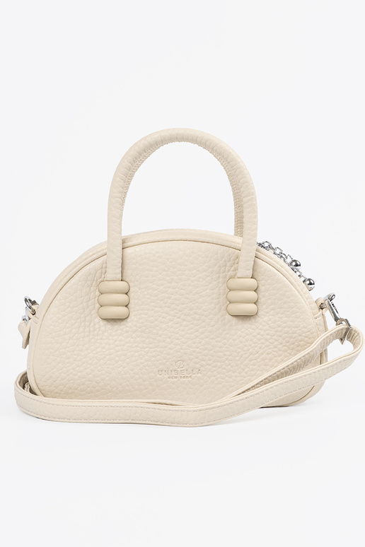 Spilgti smilšu krāsas maks ar siksniņām