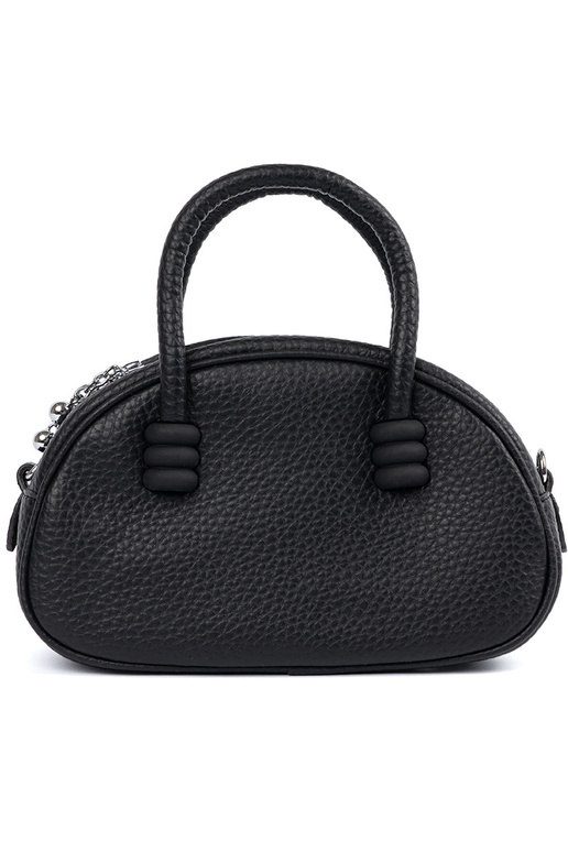 Melnā maks ar siksniņām