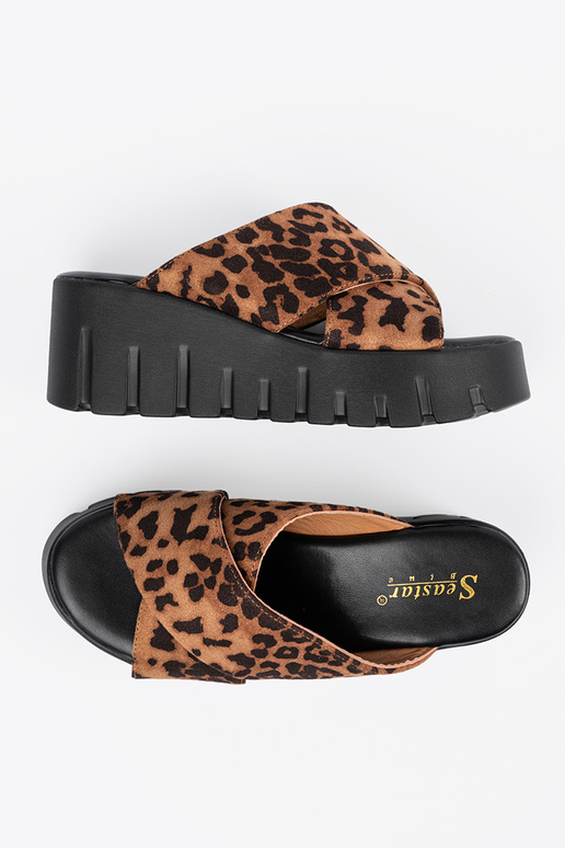 zamšādas čības sieviešu uz ķīļa...