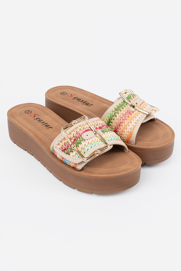 Dažādu krāsu čības ar sprādzēm 2