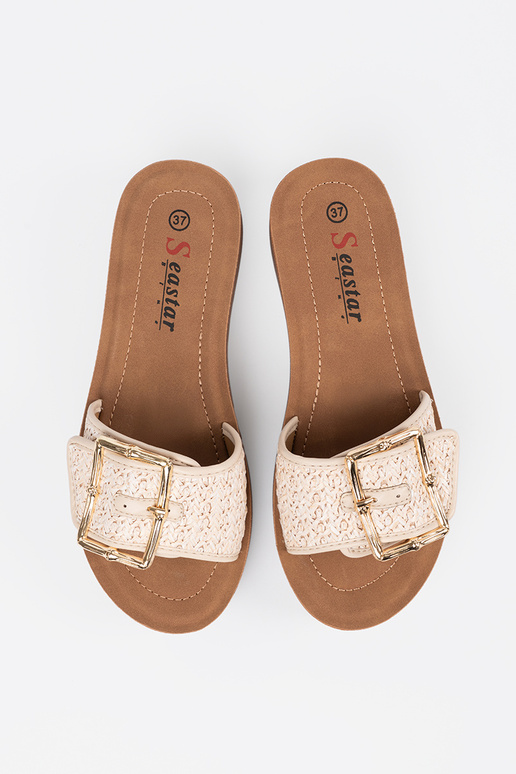 Zelta sprādze rotātas čības Zelta sprādze rotātas čības