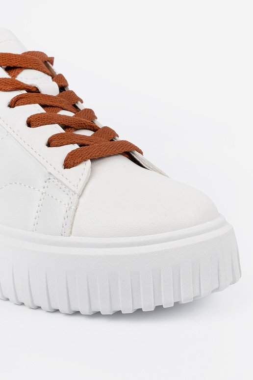 Baltas krāsas sporta stila apavi ar...