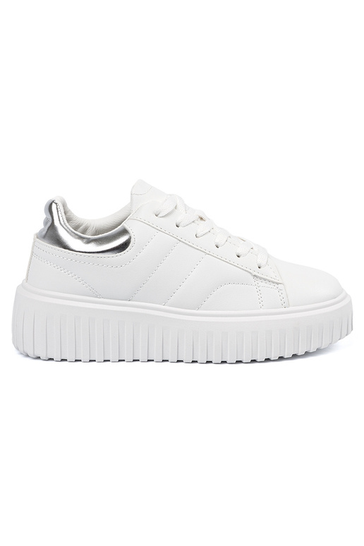 Baltas krāsas sporta stila apavi ar...