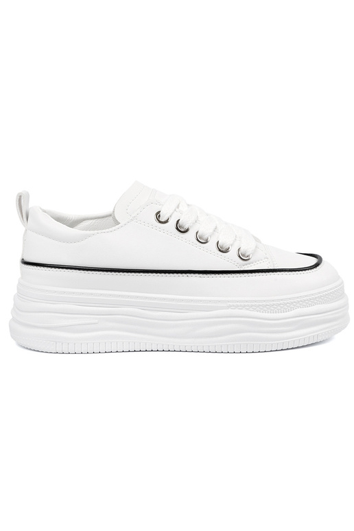 Baltas krāsas sieviešu apavi ar...