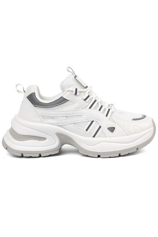 Baltas sieviešu kurpes ar platformu