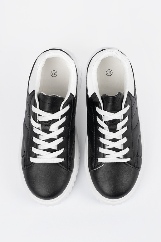 Melni sieviešu sporta stila apavi ar...