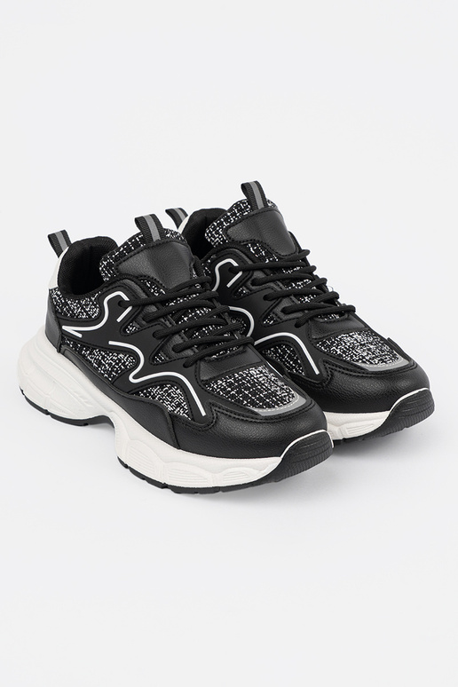 Melnas sporta stila kurpes ar...