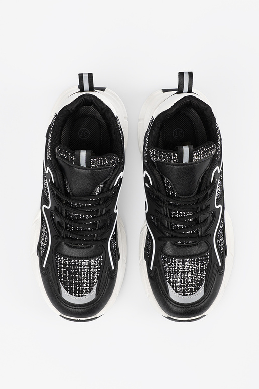 Melnas sporta stila kurpes ar...