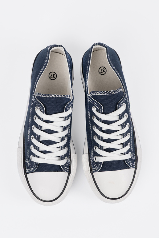 Zilā krāsā sieviešu apavi ar platformu Zilā krāsā sieviešu apavi ar platformu