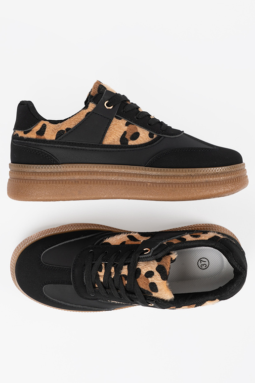 Sieviešu melni sporta apavi ar... Sieviešu melni sporta apavi ar...