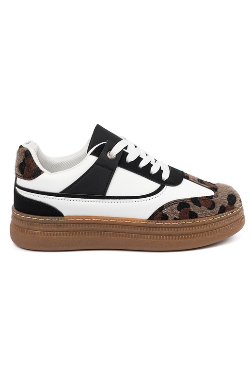 Melnas-baltas sporta stila kurpes ar...