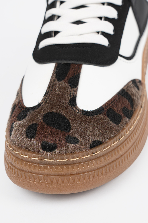 Melnas-baltas sporta stila kurpes ar...