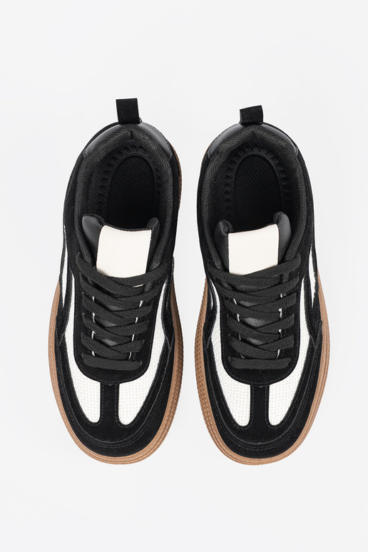 Melnas sieviešu ikdienas apavi ar... Melnas sieviešu ikdienas apavi ar...