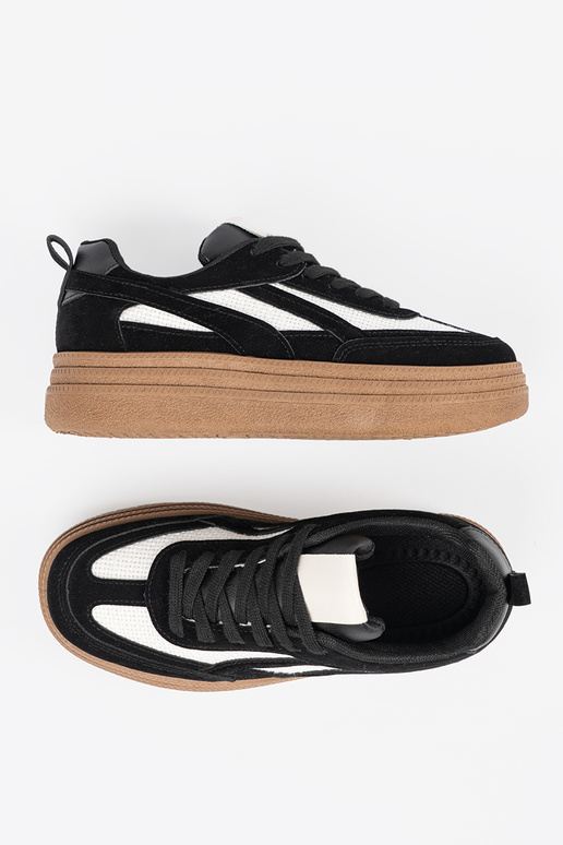 Melnas sieviešu ikdienas apavi ar... Melnas sieviešu ikdienas apavi ar...