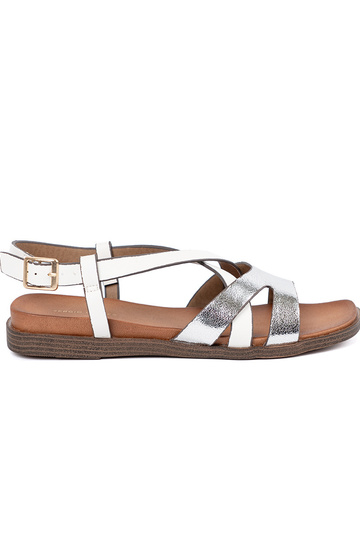 Zelta krāsu sandales ar...