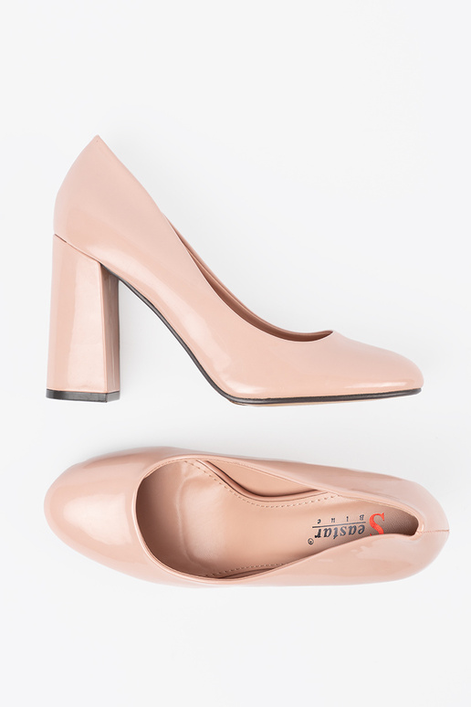 Ziloņkaula krāsas lakotas augstpapēžu...