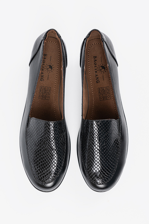 Sieviešu pusbačiai ar ādas tekstūru