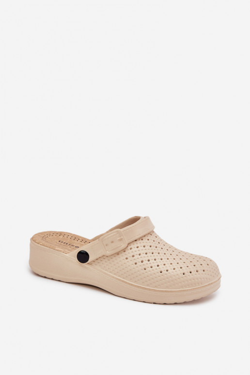 Vieglas čības uz pirksta Čības Tukšas Sieviešu smilšu krāsas Faylina