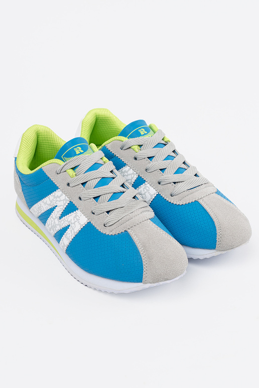 zils-pelēkas krāsas sieviešu apavi