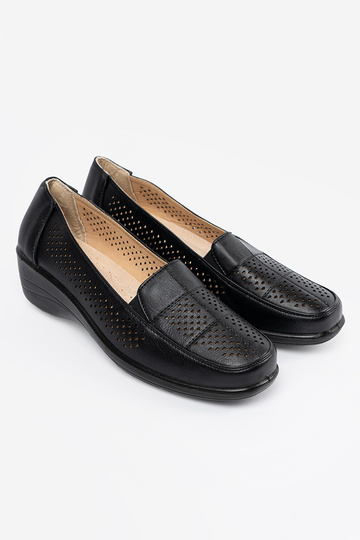 melnas krāsas ažūra Sieviešu zābaki