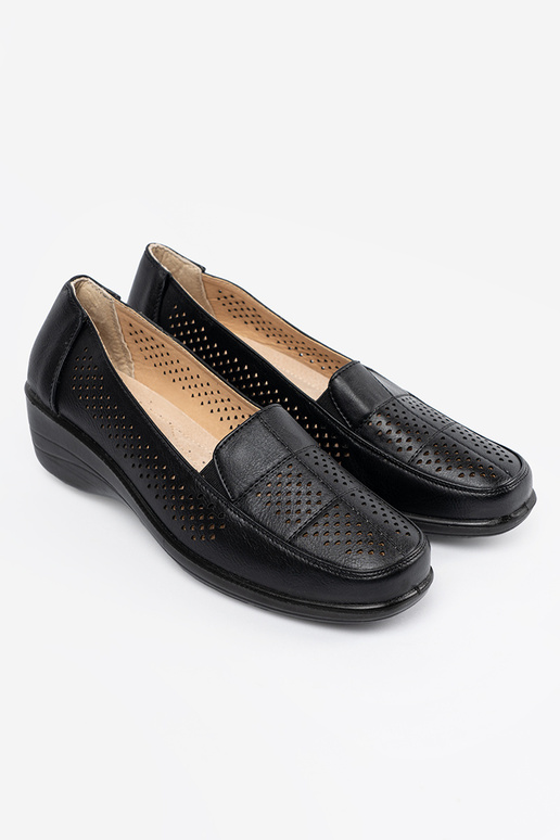 melnas krāsas ažūra Sieviešu zābaki