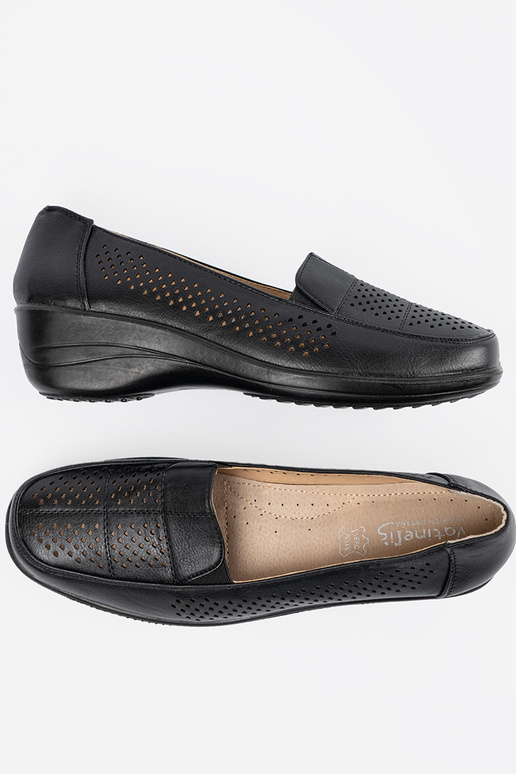 melnas krāsas ažūra Sieviešu zābaki