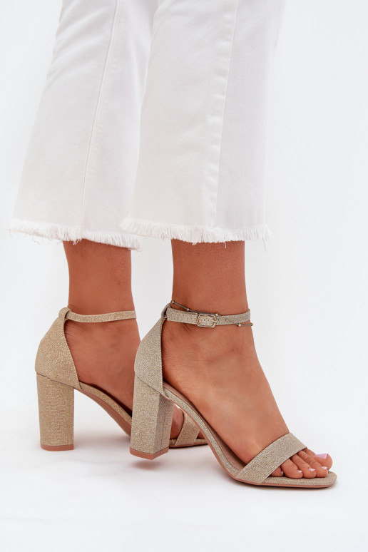 spīdīgs Sieviešu basenes Zelta krāsas Kavina