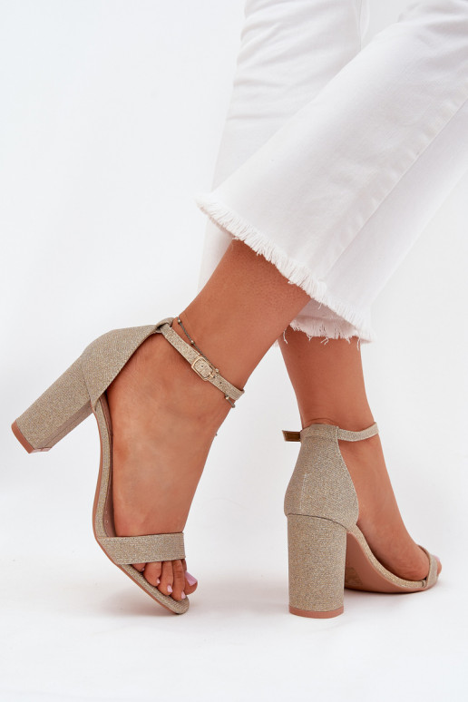 spīdīgs Sieviešu basenes Zelta krāsas Kavina