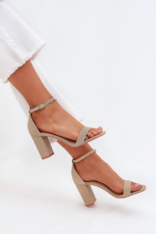 spīdīgs Sieviešu basenes Zelta krāsas Kavina