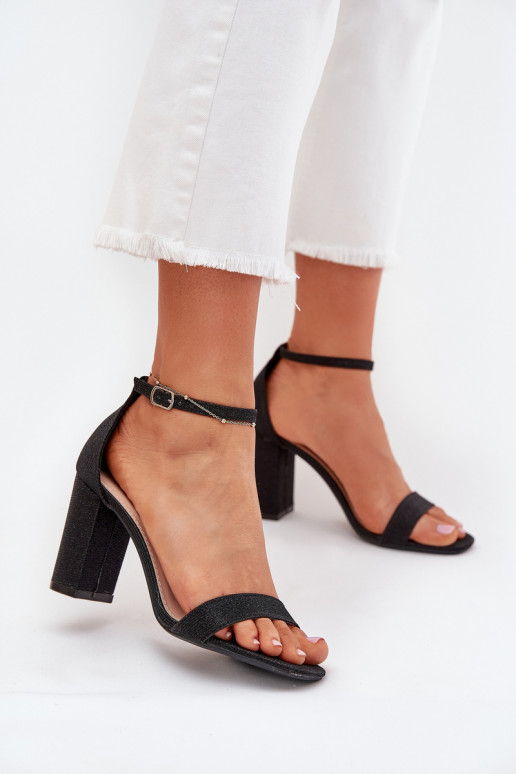 spīdīgs Sieviešu basenes melnas krāsas Kavina