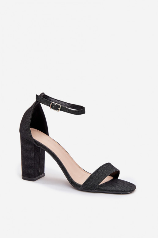 spīdīgs Sieviešu basenes melnas krāsas Kavina