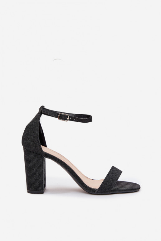 spīdīgs Sieviešu basenes melnas krāsas Kavina