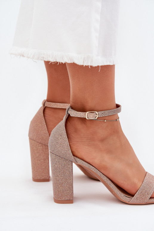 spīdīgs Sieviešu basenes Zelta krāsas Kavina