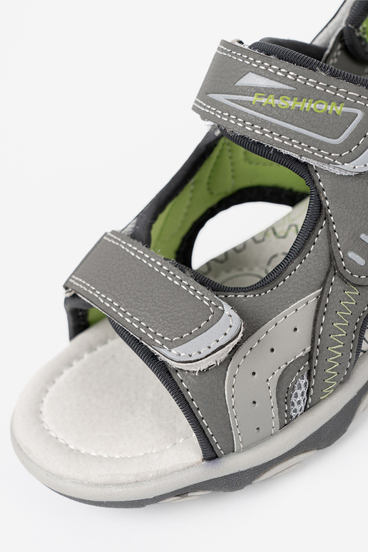 sandales puicisks In kolorze pelēksm