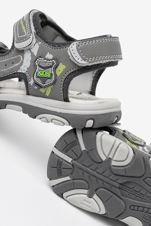 bērnu kurpes Velcro pelēkas krāsas
