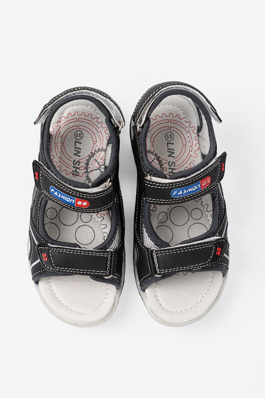 melnas krāsas puicisks kurpes