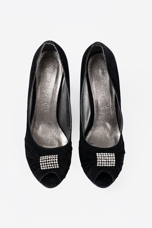 Kurpes open toe Melnas krāsas