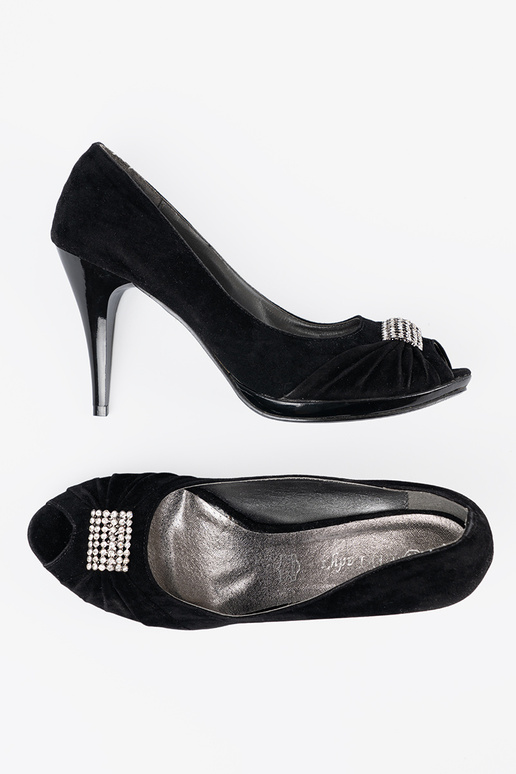 Kurpes open toe Melnas krāsas