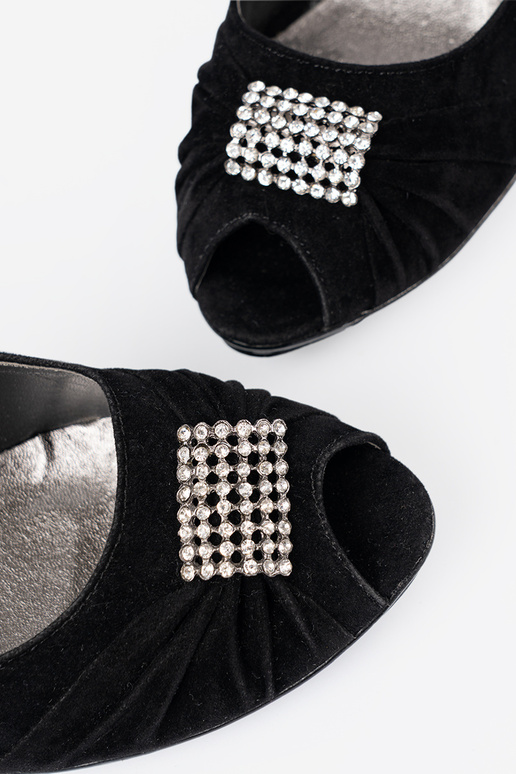 Kurpes open toe Melnas krāsas