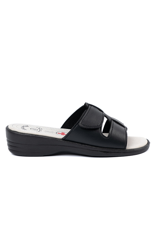 Čības sieviešu Melnas krāsas uz ķīļa